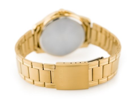 ZŁOTY ZEGAREK MĘSKI CASIO MTP-V004G-9B (zd047a) + BOX Casio