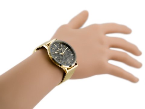 ZEGAREK DAMSKI JORDAN KERR - S0913 (zj760c) - stalowy Jordan Kerr