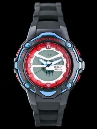 ZEGAREK DAMSKI OCEANIC AD1035 - MULTITIME - WR100 (ze512a) Oceanic