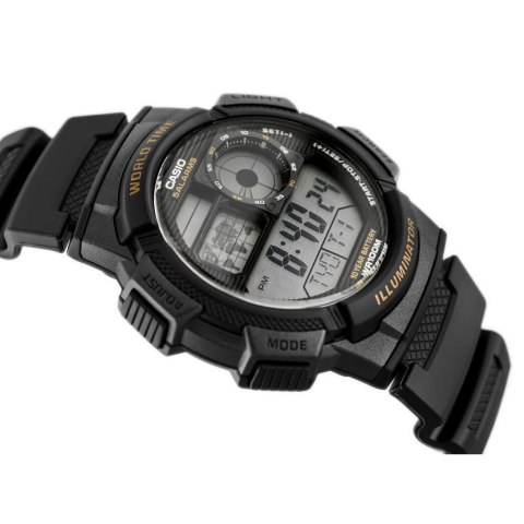 ZEGAREK MĘSKI CASIO AE-1000W-1AV - WORLD TIME + BOX Casio