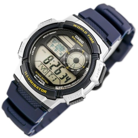 ZEGAREK MĘSKI CASIO AE-1000W 2AV (zd073e) - WORLD TIME + BOX Casio
