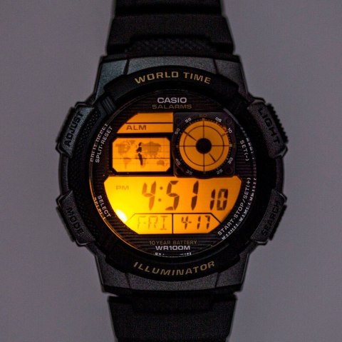ZEGAREK MĘSKI CASIO AE-1000W 2AV (zd073e) - WORLD TIME + BOX Casio