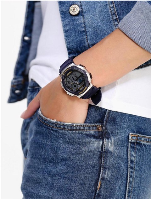 ZEGAREK MĘSKI CASIO AE-1000W 2AV (zd073e) - WORLD TIME + BOX Casio