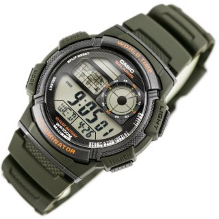 ZEGAREK MĘSKI CASIO AE-1000W 3AVDF (zd073b) - WORLD TIME + BOX Casio