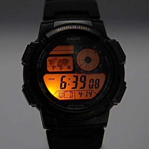 ZEGAREK MĘSKI CASIO AE-1000W 4BV (zd073d) - WORLD TIME + BOX Casio