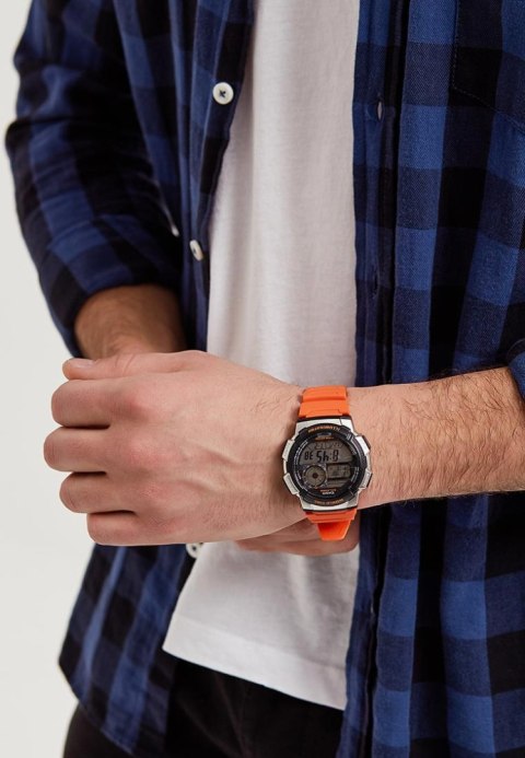 ZEGAREK MĘSKI CASIO AE-1000W 4BV (zd073d) - WORLD TIME + BOX Casio