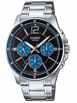 ZEGAREK MĘSKI CASIO MTP-1374D-2AV (zd063c) + BOX Casio