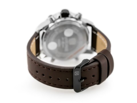 ZEGAREK MĘSKI NAVIFORCE - NF9097 (zn043a) - brown/silver Naviforce