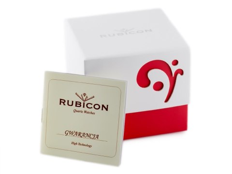 ZEGAREK MĘSKI RUBICON RNDD60 (zr078a) - stalowy Rubicon