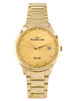ZEGAREK MĘSKI RUBICON RNDD60 (zr078d) - stalowy Rubicon