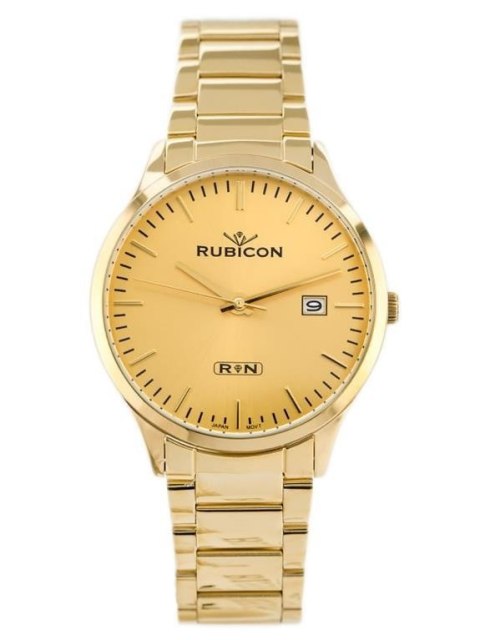 ZEGAREK MĘSKI RUBICON RNDD60 (zr078d) - stalowy Rubicon
