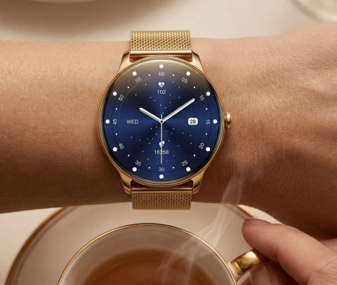 SMARTWATCH DAMSKI GRAVITY GT31-2 - AMOLED, DODATKOWY PASEK (sg052a) Gravity