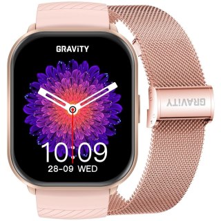 SMARTWATCH DAMSKI GRAVITY GT43-1 - DODATKOWY PASEK (sg054a) Gravity