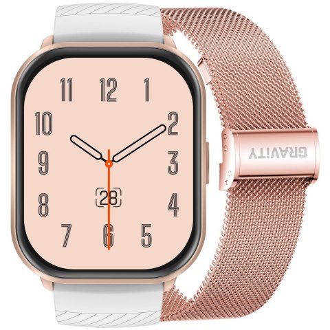 SMARTWATCH DAMSKI GRAVITY GT43-4 - DODATKOWY PASEK (sg054d) Gravity
