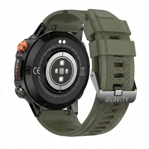 SMARTWATCH MĘSKI GRAVITY GT20-7 - AMOLED, DODATKOWY PASEK (sg024g) Gravity