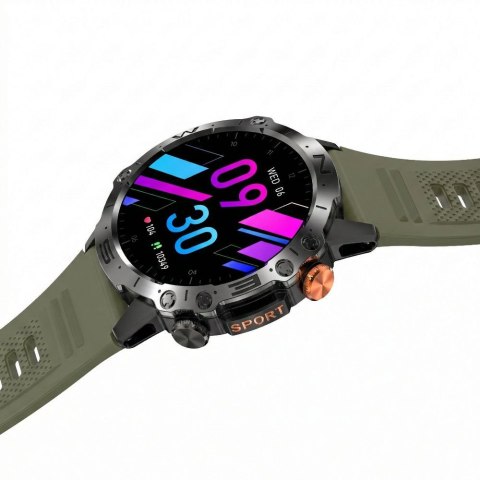 SMARTWATCH MĘSKI GRAVITY GT20-7 - AMOLED, DODATKOWY PASEK (sg024g) Gravity