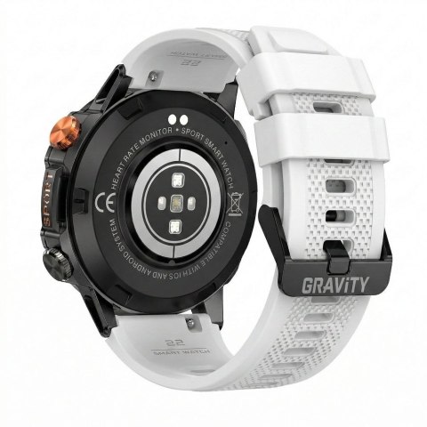 SMARTWATCH MĘSKI GRAVITY GT20-8 - AMOLED, DODATKOWY PASEK (sg024g) Gravity