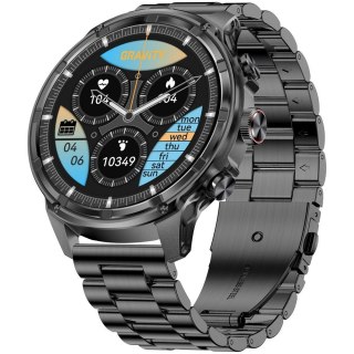SMARTWATCH MĘSKI GRAVITY GT41-1 - BLUETOOTH CALL, DODATKOWA BRANSOLETA (sg053a) Gravity