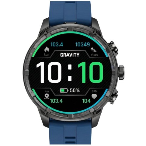 SMARTWATCH MĘSKI GRAVITY GT41-2 - BLUETOOTH CALL, DODATKOWA BRANSOLETA (sg053b) Gravity