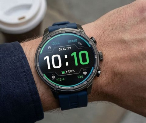 SMARTWATCH MĘSKI GRAVITY GT41-2 - BLUETOOTH CALL, DODATKOWA BRANSOLETA (sg053b) Gravity