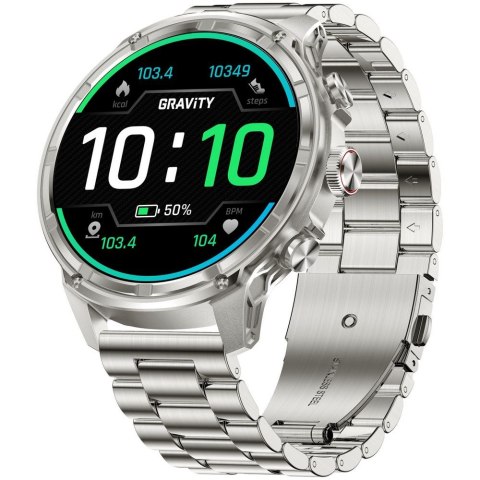 SMARTWATCH MĘSKI GRAVITY GT41-3 - BLUETOOTH CALL, DODATKOWA BRANSOLETA (sg053c) Gravity