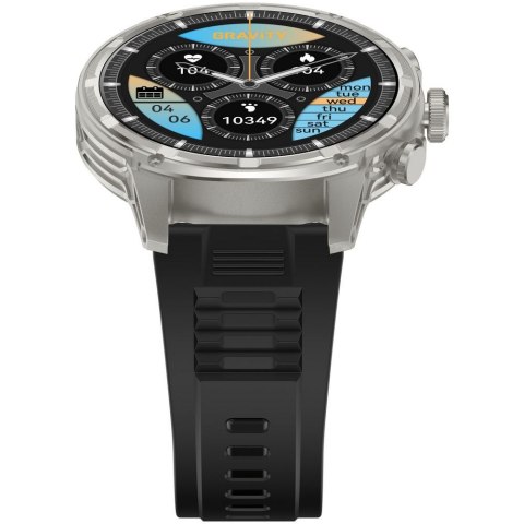SMARTWATCH MĘSKI GRAVITY GT41-3 - BLUETOOTH CALL, DODATKOWA BRANSOLETA (sg053c) Gravity