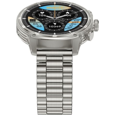 SMARTWATCH MĘSKI GRAVITY GT41-3 - BLUETOOTH CALL, DODATKOWA BRANSOLETA (sg053c) Gravity