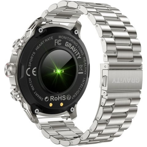 SMARTWATCH MĘSKI GRAVITY GT41-3 - BLUETOOTH CALL, DODATKOWA BRANSOLETA (sg053c) Gravity