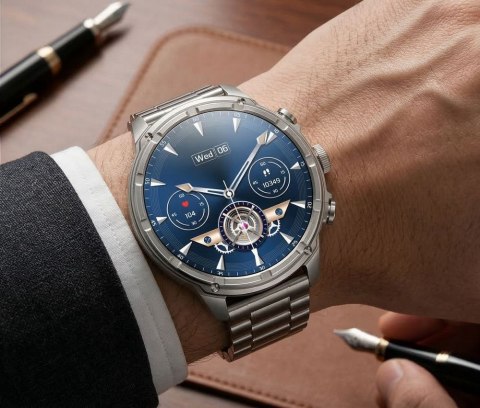 SMARTWATCH MĘSKI GRAVITY GT41-3 - BLUETOOTH CALL, DODATKOWA BRANSOLETA (sg053c) Gravity