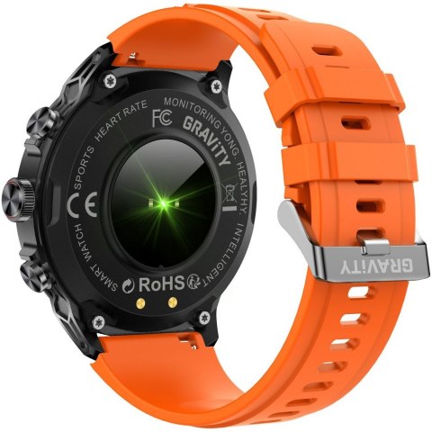 SMARTWATCH MĘSKI GRAVITY GT41-4 - BLUETOOTH CALL, DODATKOWA BRANSOLETA (sg053d) Gravity
