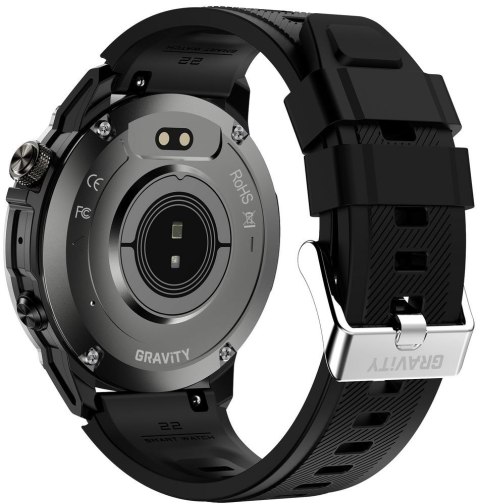 SMARTWATCH MĘSKI GRAVITY GT46-1 - AMOLED, DODATKOWA BRANSOLETA(sg055a) Gravity