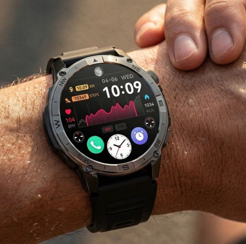 SMARTWATCH MĘSKI GRAVITY GT46-1 - AMOLED, DODATKOWA BRANSOLETA(sg055a) Gravity
