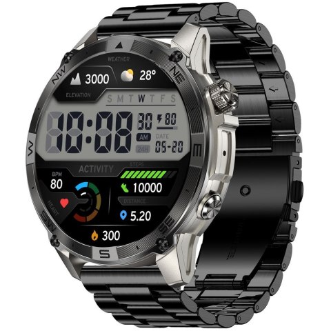 SMARTWATCH MĘSKI GRAVITY GT46-3 - AMOLED, DODATKOWA BRANSOLETA (sg055c) Gravity