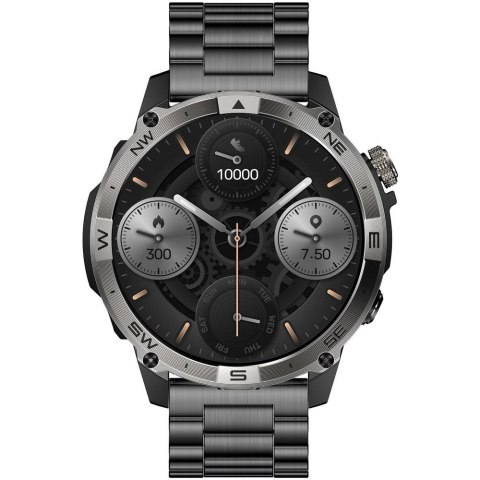 SMARTWATCH MĘSKI GRAVITY GT46-4 - AMOLED, DODATKOWA BRANSOLETA (sg055d) Gravity