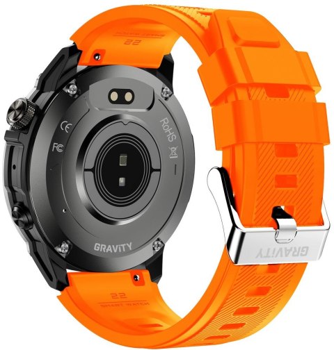 SMARTWATCH MĘSKI GRAVITY GT46-4 - AMOLED, DODATKOWA BRANSOLETA (sg055d) Gravity