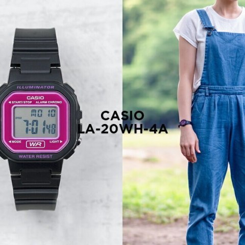 ZEGAREK DZIECIĘCY CASIO LA-20WH-4ADF + BOX Casio