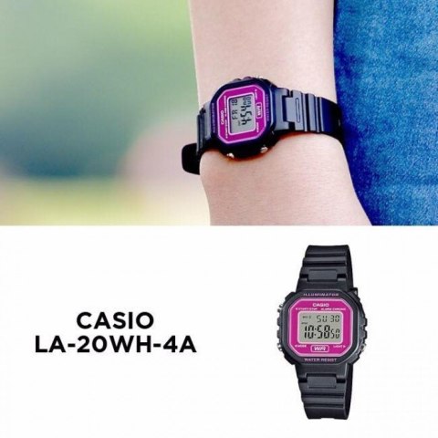 ZEGAREK DZIECIĘCY CASIO LA-20WH-4ADF + BOX Casio