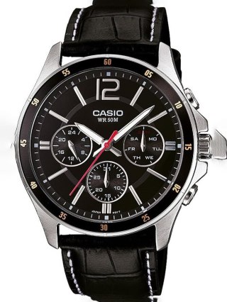 ZEGAREK MĘSKI CASIO MTP-1374L-1AV (zd064b) + BOX Casio