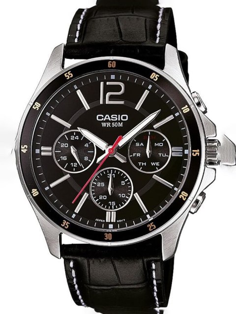 ZEGAREK MĘSKI CASIO MTP-1374L-1AV (zd064b) + BOX Casio