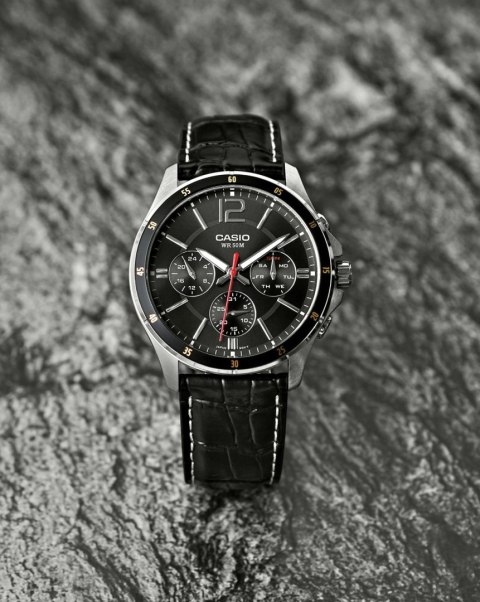ZEGAREK MĘSKI CASIO MTP-1374L-1AV (zd064b) + BOX Casio