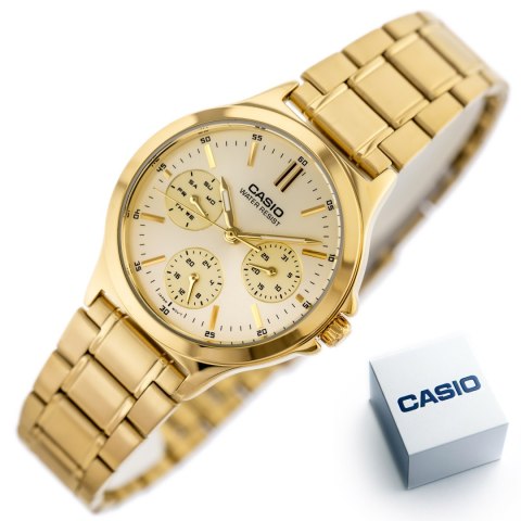 ZEGAREK DAMSKI CASIO LTP-V300G-9A (zd566c) + BOX Casio