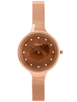 ZEGAREK DAMSKI PACIFIC 6009 (zy596d) - rosegold Pacific