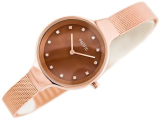 ZEGAREK DAMSKI PACIFIC 6009 (zy596d) - rosegold Pacific