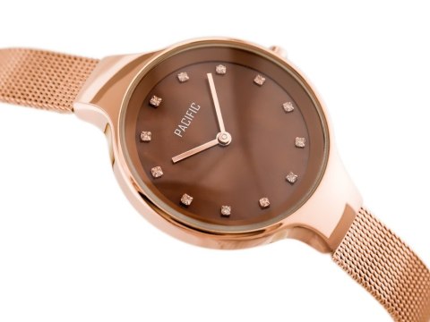 ZEGAREK DAMSKI PACIFIC 6009 (zy596d) - rosegold Pacific