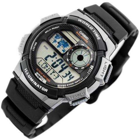 ZEGAREK MĘSKI CASIO AE-1000W 1BVDF (zd073g) - WORLD TIME + BOX Casio
