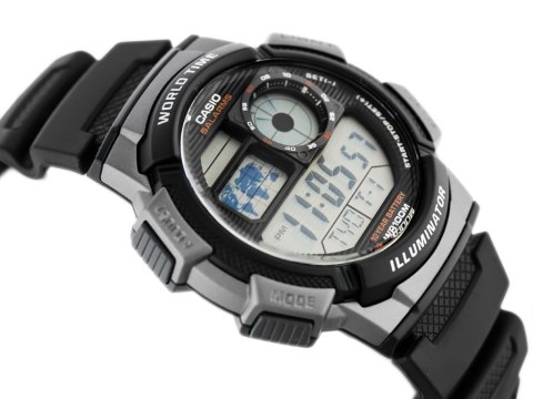 ZEGAREK MĘSKI CASIO AE-1000W 1BVDF (zd073g) - WORLD TIME + BOX Casio