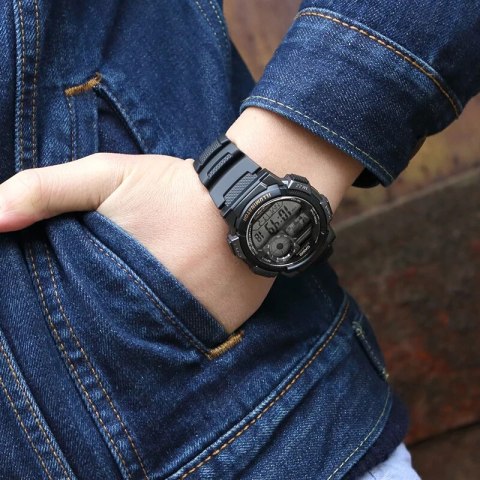 ZEGAREK MĘSKI CASIO AE-1000W 1BVDF (zd073g) - WORLD TIME + BOX Casio
