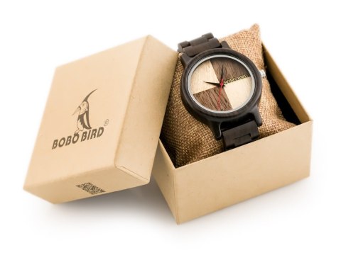 ZEGAREK MĘSKI DREWNIANY BOBOBIRD (zx058a) Inny