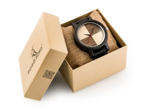 ZEGAREK MĘSKI DREWNIANY BOBOBIRD (zx065a) Inny