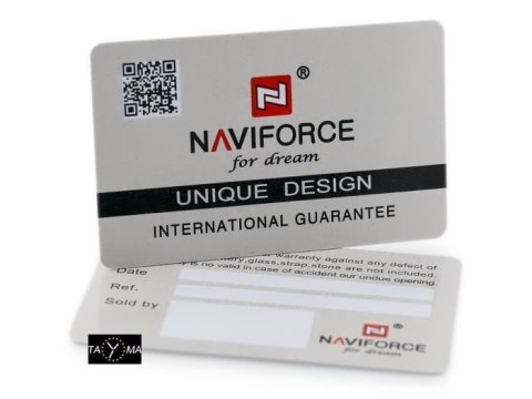 ZEGAREK MĘSKI NAVIFORCE - NF9116 (zn057b) - black/rosegold Naviforce